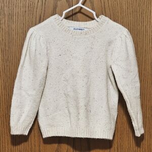 Old Navy 2T Ivory Confetti Sweater